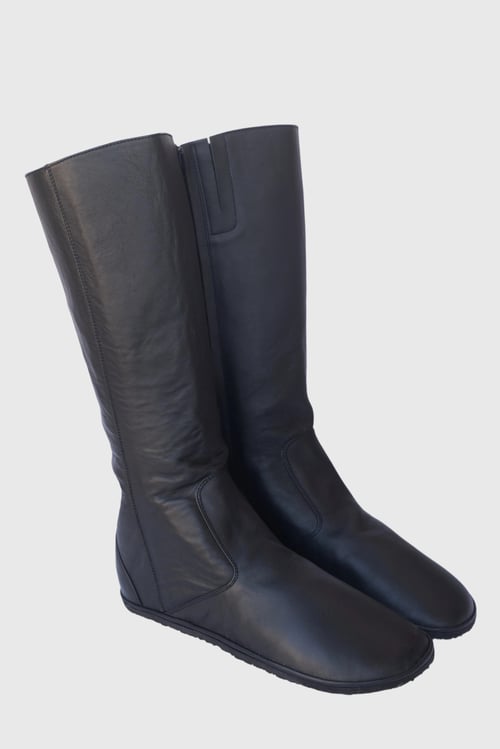 Image of Riding style boots - Vera in Matte Black - 41 EU - Ready to ship