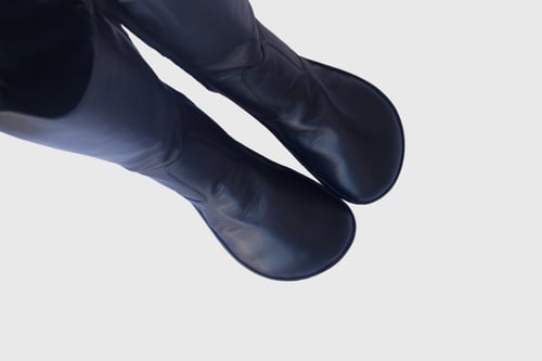 Image of Riding style boots - Vera in Matte Black - 40 EU wide - Ready to ship