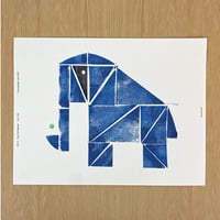 Image 1 of Enzo The Elephant (Blue & Black)