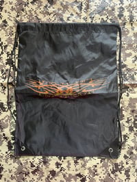 Image 1 of LET IT OUT [DRAWSTRING BAG] orange ink