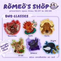 DnD Classes -  Pins