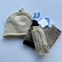Image 1 of Hand Knitted Shetland Uradale Beanie 