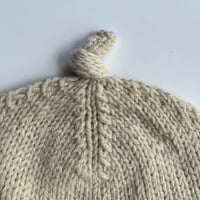Image 4 of Hand Knitted Shetland Uradale Beanie 