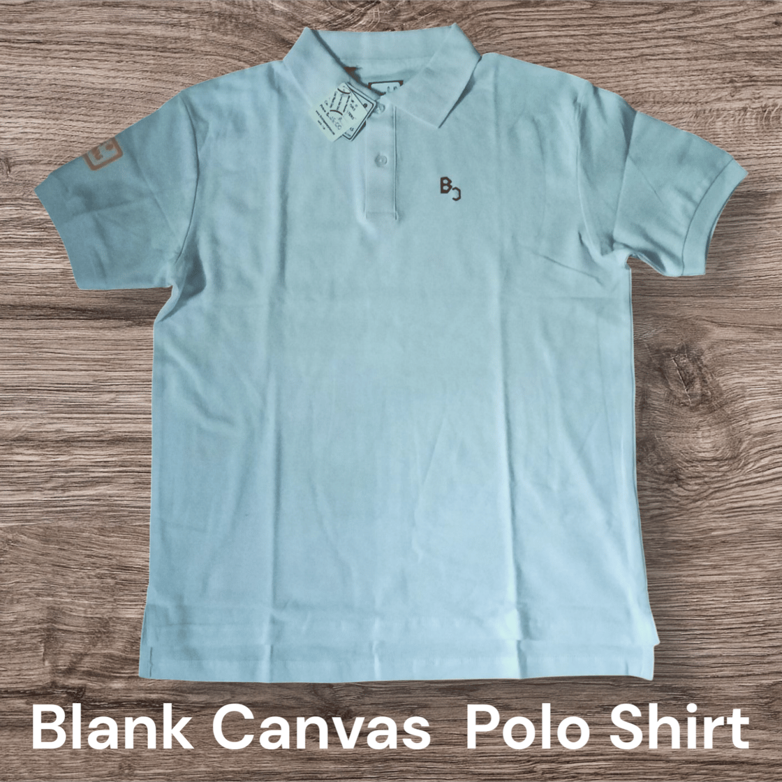 Image of Blank Canvas Polo  T-Shirts