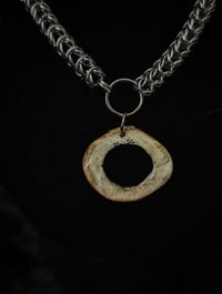 Image 2 of Reliquary - Human bone slice necklace