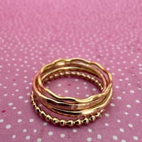 Image 6 of Make your own Sterling Silver or 14ct Gold Filled Stacking Rings 