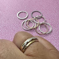 Image 4 of Make your own Sterling Silver or 14ct Gold Filled Stacking Rings 