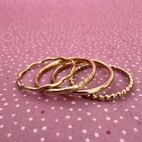 Image 5 of Make your own Sterling Silver or 14ct Gold Filled Stacking Rings 