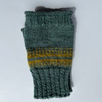 Image 2 of Hand Knitted Wrist Warmers in Birlinn Yarn