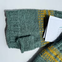Image 3 of Hand Knitted Wrist Warmers in Birlinn Yarn