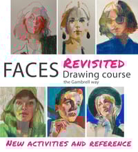 Image 1 of FACES – the Gambrell way REVISITED for 2025 (drawing course)