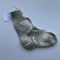 Image 2 of Hand Knitted Un-dyed Socks