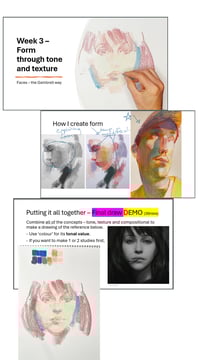 Image 2 of FACES – the Gambrell way REVISITED for 2025 (drawing course)