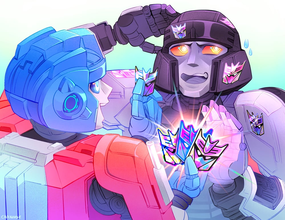 Too many stickers - Print