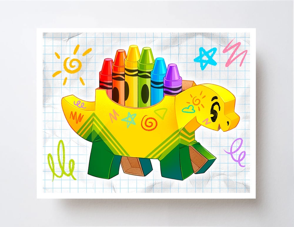 Crayon Box Stego - PRINT