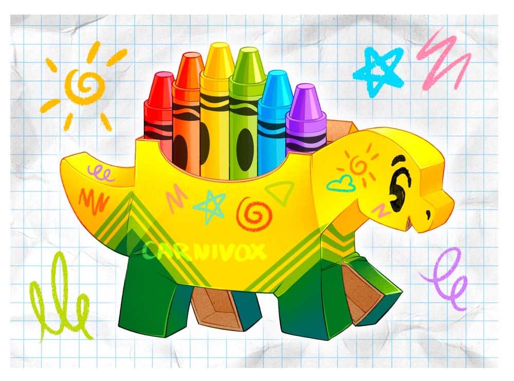Crayon Box Stego - PRINT