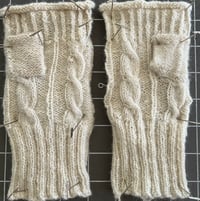 Image 6 of Hand Knitted Uradale Wrist Warmers