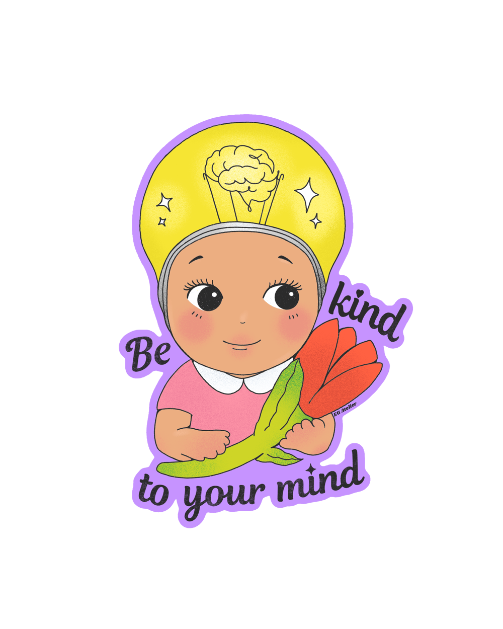Image of Kind to your Mind Sticker