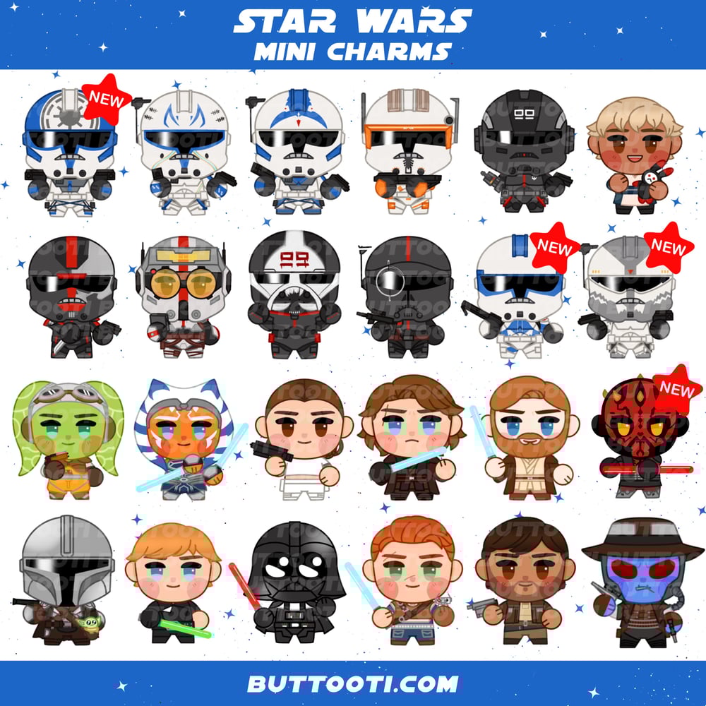 [PREORDER / IN STOCK] ☆ Star Wars Mini Charms ☆