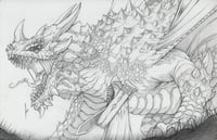 DRAGON SLAYER ART SIGNED