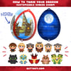 [PREORDER / IN STOCK] ☁︎‎‎  How To Train Your Dragon Customizable Shaker Charm ☁︎‎‎