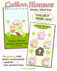 Image 1 of Calico Houses sticker blind Bag 