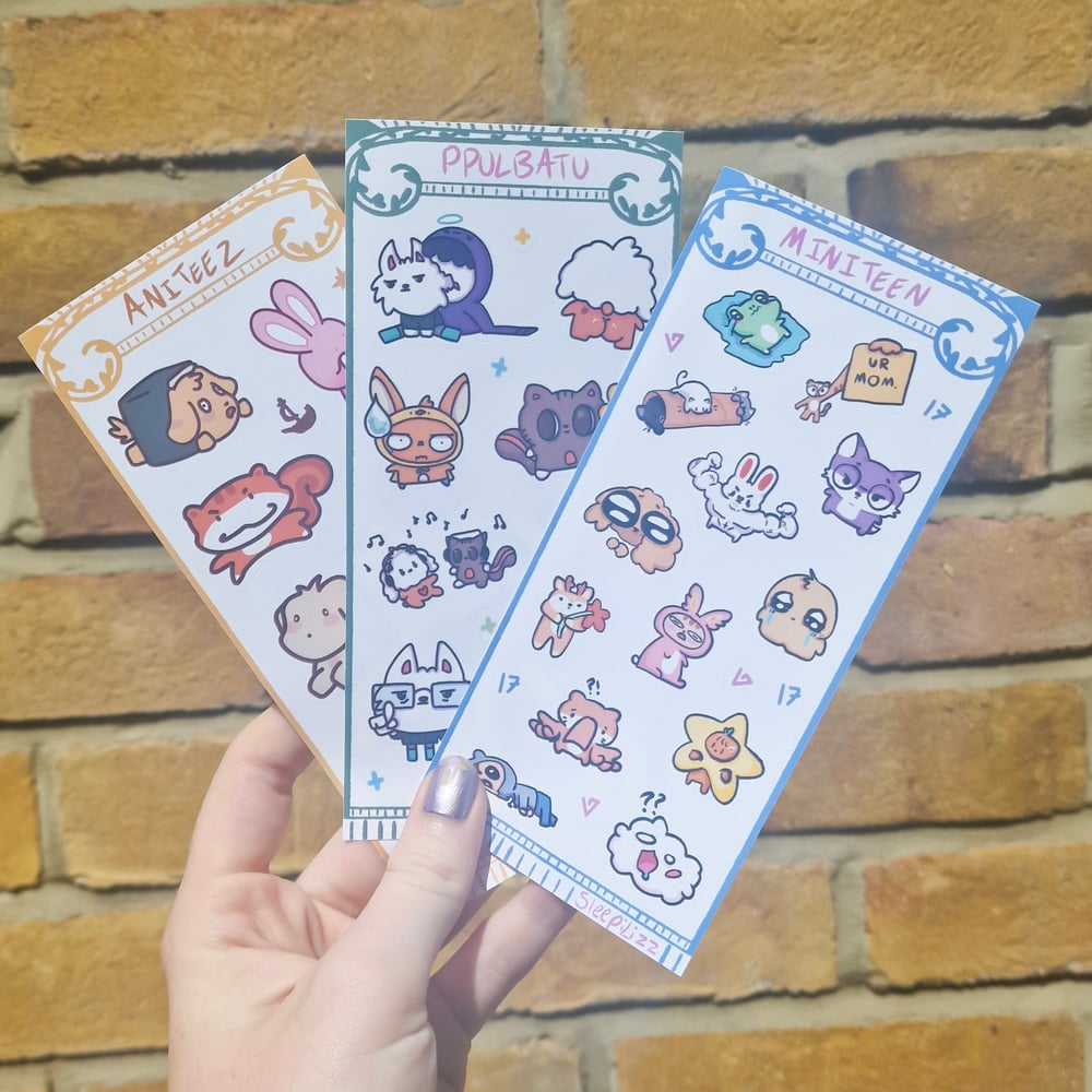 Image of KPOP Group Sticker Sheets