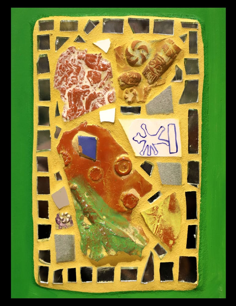 Image of Painted Bride Mosaic #57