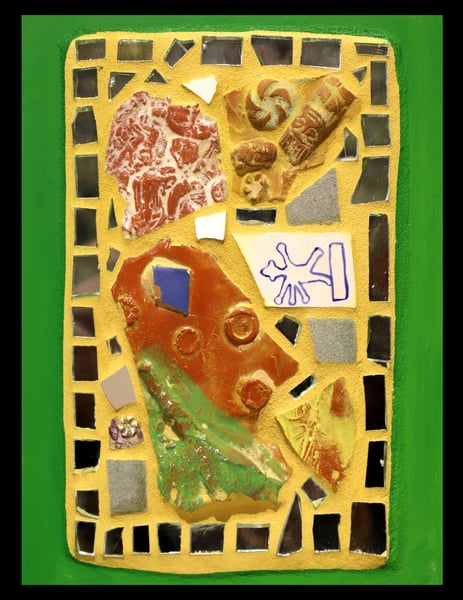 Image of Painted Bride Mosaic #57
