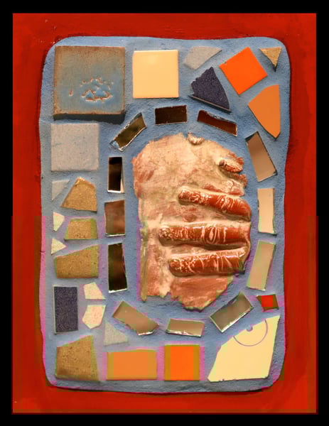 Image of Painted Bride Mosaic #61