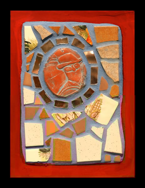 Image of Painted Bride Mosaic #67