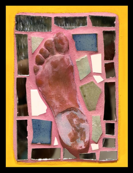 Image of Painted Bride Mosaic #71