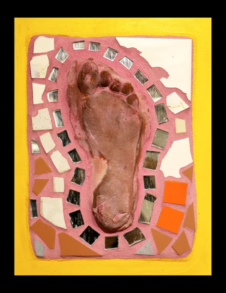 Image of Painted Bride Mosaic #73