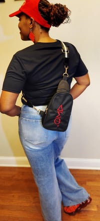 Image 1 of Black Symbol Sling Bag