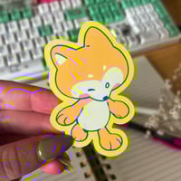 Image 1 of little haru run! | sticker