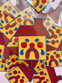 Clown House Vinyl Sticker