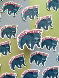 Image 1 of Man I Love Cats Sticker