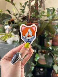 Image 2 of Mr. Business Cat Vinyl Sticker