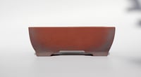 Image 1 of Unglazed rectangle pot. 208x154mm
