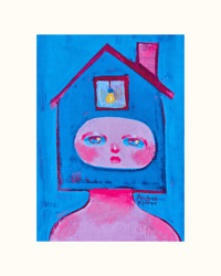 Image 2 of Lights Are On, No Ones Home. Postcard Print