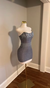 Image 3 of Melanie rhinestone mini dress