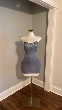 Image 1 of Melanie rhinestone mini dress