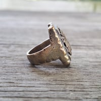 Image 2 of Sterling Chieftain Ring, c. 1940s