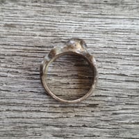 Image 4 of Winged Wheel Skull Ring, c. 1970s