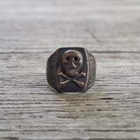 Image 1 of Skull 'n' Bones ring, c. 1900s