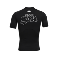 Image 2 of Black Compressor Tee UA X Team Sosa