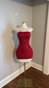 Image 1 of Elle mini dress (Red)