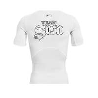 Image 2 of White Compressor Tee UA X Team Sosa