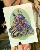 Image 2 of "Cicada and Viola" Mini Art Print