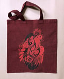 Image 4 of "Mourning Dove" Screenprinted Tote Bag